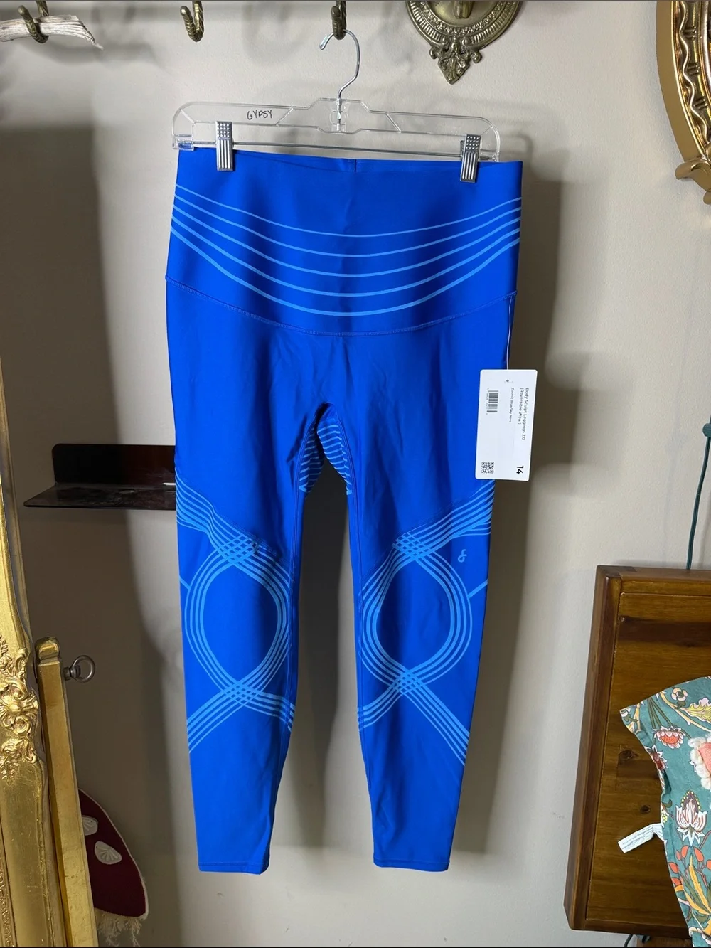 Fanka Body Sculpt Leggings 2.0 Cosmic Blue NWT Sz 14
